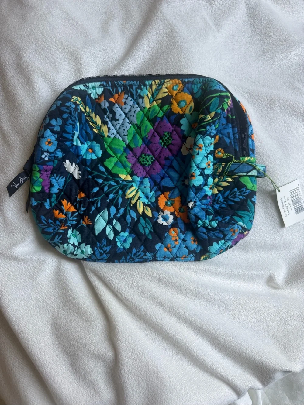 Vera Bradley Large Cosmetic Bag - Midnight Blues - NWT